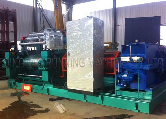 品質  Open Type 610mm Two Roller Rubber Mixing Mill Machine With Stock Blender 工場