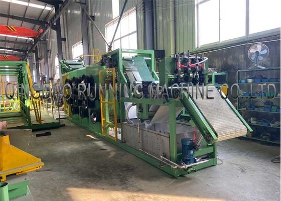 品質  Floor Standing Rubber Batch Off Machine Hanging Rod Type Compound Film Air Cooling 工場